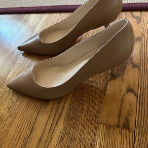 Marc Fisher Tan Pointed Toe Heels